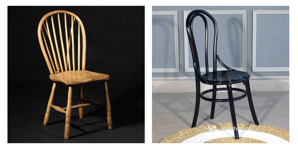 Custom made chair, Woodenlink inspired by the windsor chair to produce amir chair